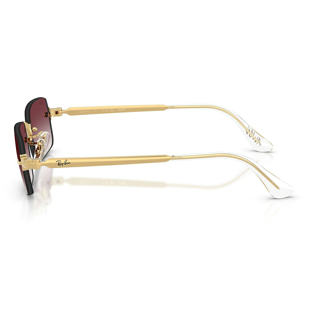 【正規品販売店】レイバン サングラス RB3928 001/8H 54 Ray-Ban A$AP WORLDWIDE エイサップワールドワイルド スクエア ツーポイント リムレス