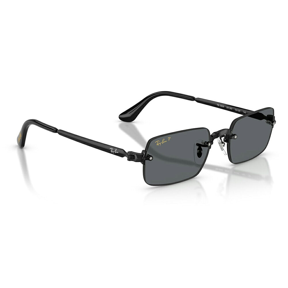 【正規品販売店】レイバン サングラス RB3928 002/81 54 Ray-Ban A$AP WORLDWIDE エイサップワールドワイルド スクエア ツーポイント リムレス 偏光