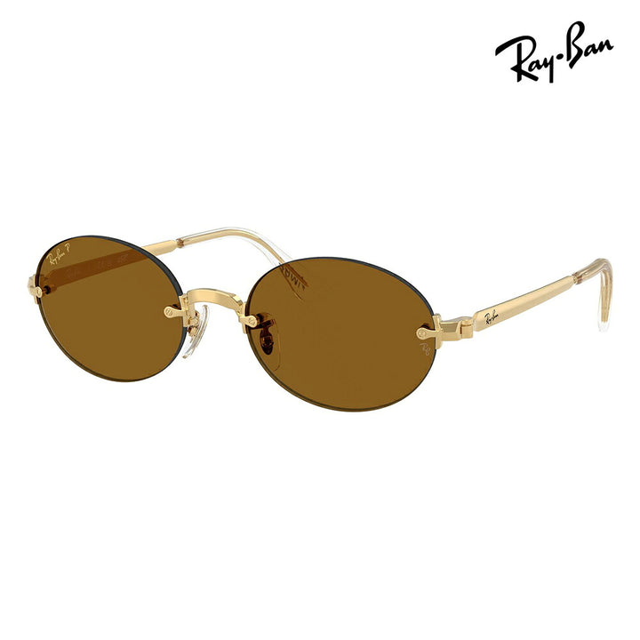 【正規品販売店】レイバン サングラス RB3929 001/83 54 Ray-Ban A$AP WORLDWIDE エイサップワールドワイルド オーバル ツーポイント リムレス 偏光
