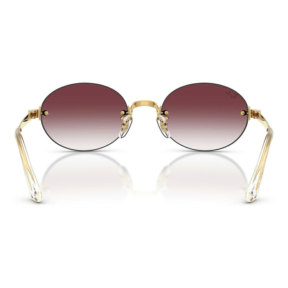 【正規品販売店】レイバン サングラス RB3929 001/8H 54 Ray-Ban A$AP WORLDWIDE エイサップワールドワイルド オーバル ツーポイント リムレス