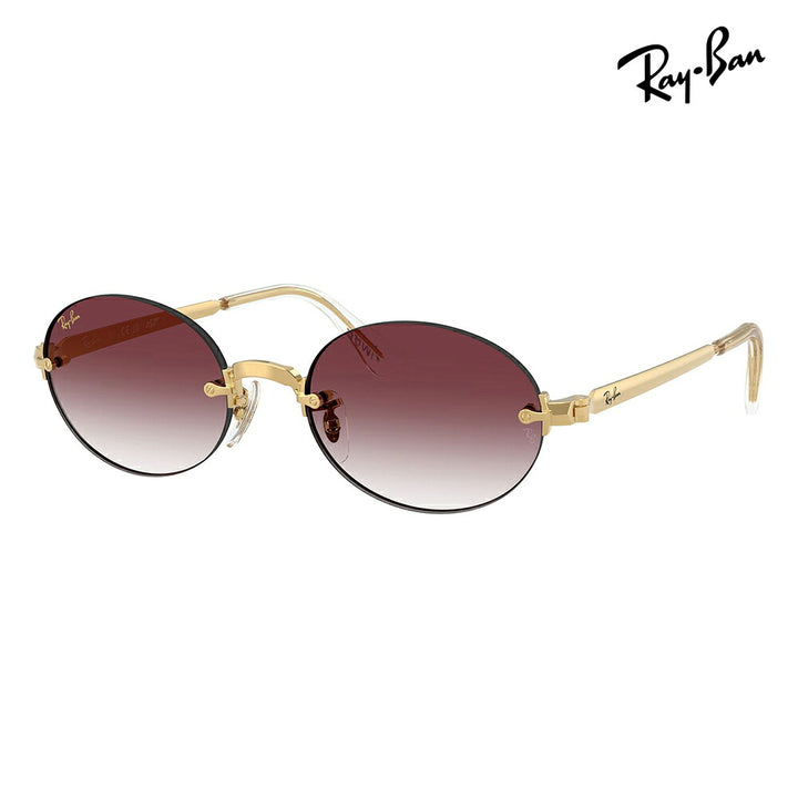 【正規品販売店】レイバン サングラス RB3929 001/8H 54 Ray-Ban A$AP WORLDWIDE エイサップワールドワイルド オーバル ツーポイント リムレス