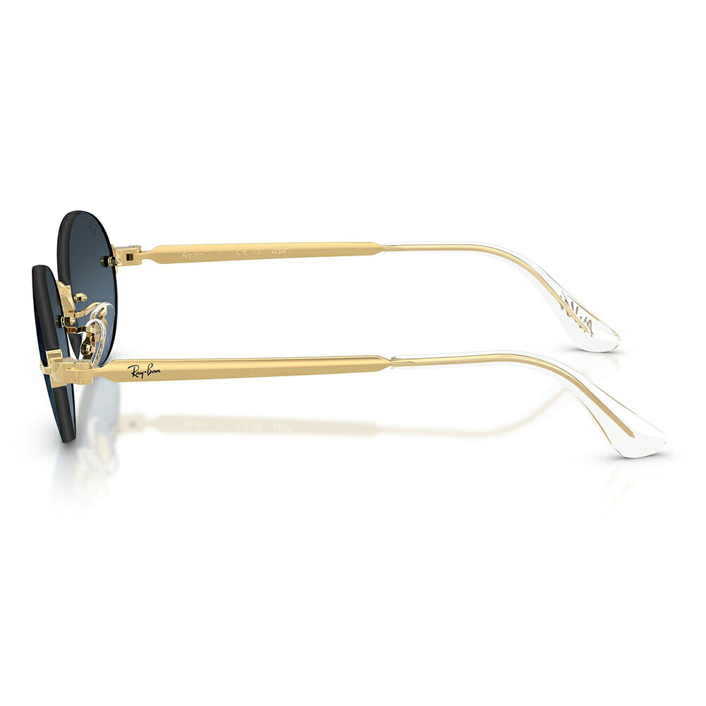 【正規品販売店】レイバン サングラス RB3929 001/S2 54 Ray-Ban A$AP WORLDWIDE エイサップワールドワイルド オーバル ツーポイント リムレス