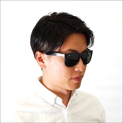 【正规品贩売店】reiban ジャsuティン サngurasu RB4165F 601/71 55 Ray-Ban reiban纯正renzu対応 伊达メガネ 眼镜 JUSTIN furufitto 