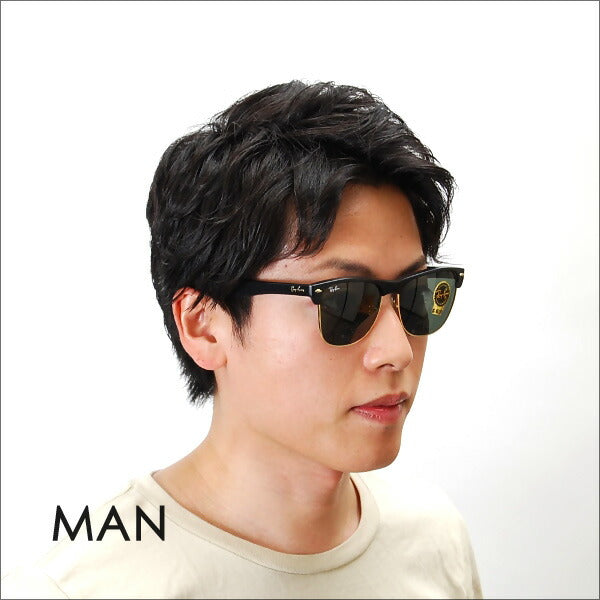 【正规品贩売店】reiban sangurasu RB4175 877 57 Ray-Ban reyban 纯正 renzu対応 CLUBMASTER OVERSIZED kurabumasutaオーバーサイズド