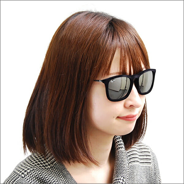 【オsusume価格】reiban sangurasu RB4187F 60756G 54 Ray-Ban 雷朋 reiban 纯正 renzu対応 furufittingu CHRIS 