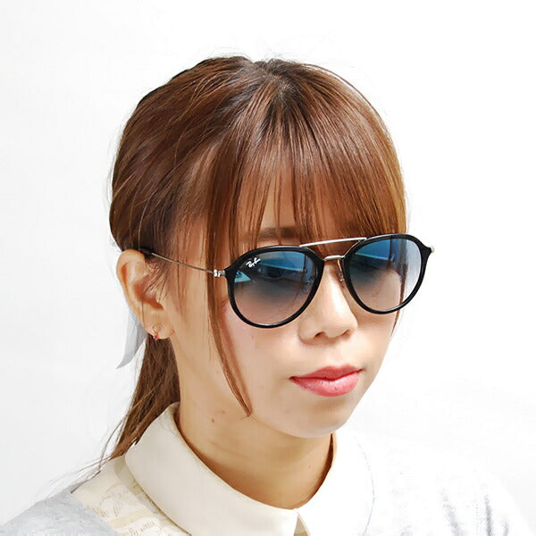 【オsusuメ価格】reiban sangurasu RB4253 62923F 53 Ray-Ban ハイsutorito ダブルブuriジ HIGHSTREET 伊达メガネ 眼镜