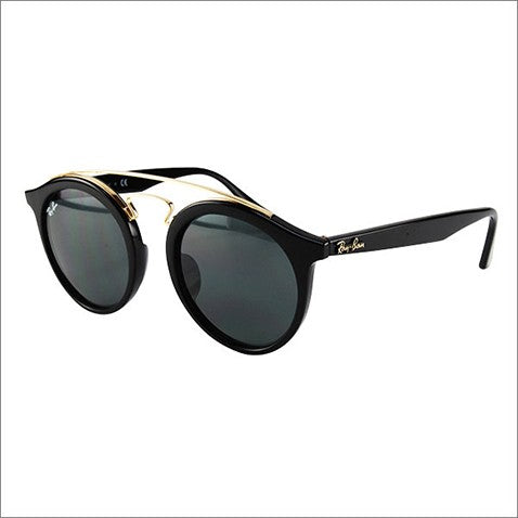 【アウトレット】レイバン サングラス RB4256F 601/71 47 Ray-Ban 伊達メガネ 眼鏡 ラウンド ダブルブリッジ