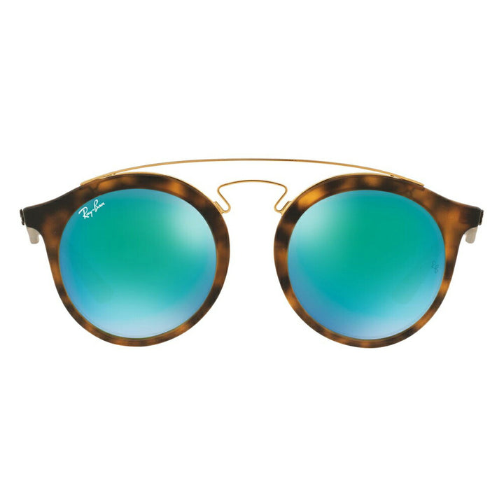 【オsusume価格】reiban サngurasu RB4256F 60923R 47 Ray-Ban ラウンド ダブルブuriジ ミラーrenzu 伊达メガネ 眼镜