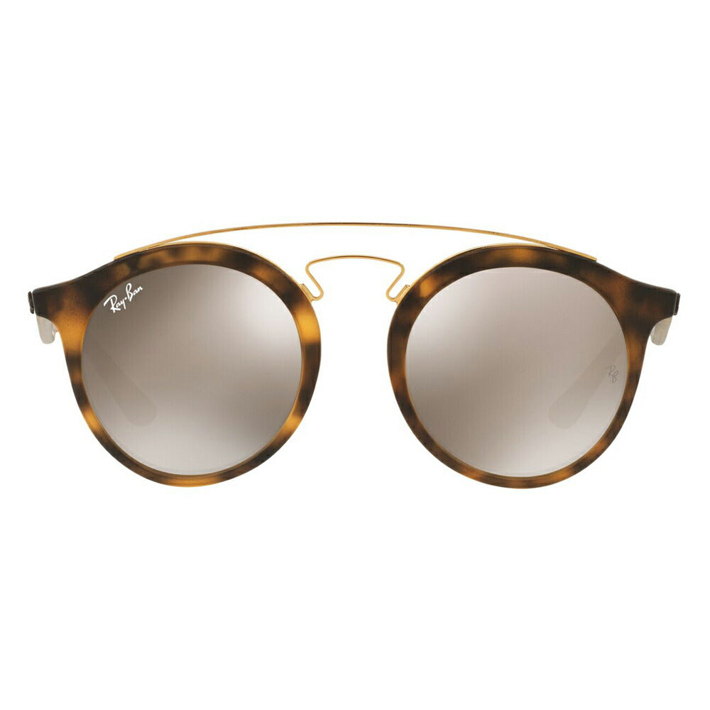 【オsusume価格】reiban sangurasu RB4256F 60925A 52 Ray-Ban ラウンド ダブルブuriジ ミラーrenzu 伊达メガネ 眼镜