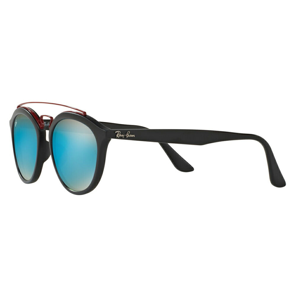 【オsusuメ価格】reiban sangurasu RB4257F 6252B7 55 Ray-Ban ボsuton ラウンド ダブルブuriジ ミラーrenzu 伊达メガネ 眼镜