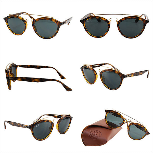 【オsusuメ価格】reiban サngurasu RB4257F 710/71 51 Ray-Ban reyban 纯正renzu対応 伊达メガネ 眼镜 ラウンド ダブルブuriジ