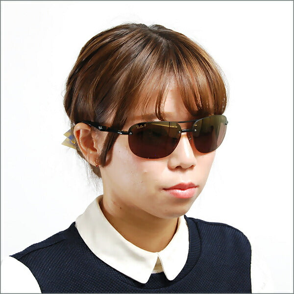 【アウトレット】レイバン サングラス RB4275CH 710/6B 63 Ray-Ban クロマンス CHROMANCE スクエア ダブルブリッジ 偏光