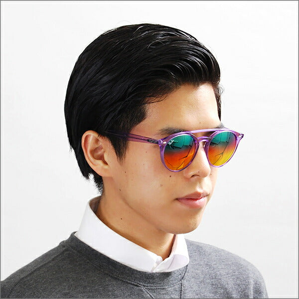 【オススメ価格】レイバン サングラス RB4279F 6280A8 51 Ray-Ban レイバン純正レンズ対応 ハイストリート HIGHSTREET ラウンド ダブルブリッジ ミラー