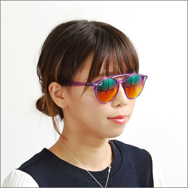 【オsusuメ価格】reiban sangurasu RB4279F 6280A8 51 Ray-Ban reyan 纯正renzu対応 ハイsutorito HIGHSREET ラウンド ダブルブritジミラー