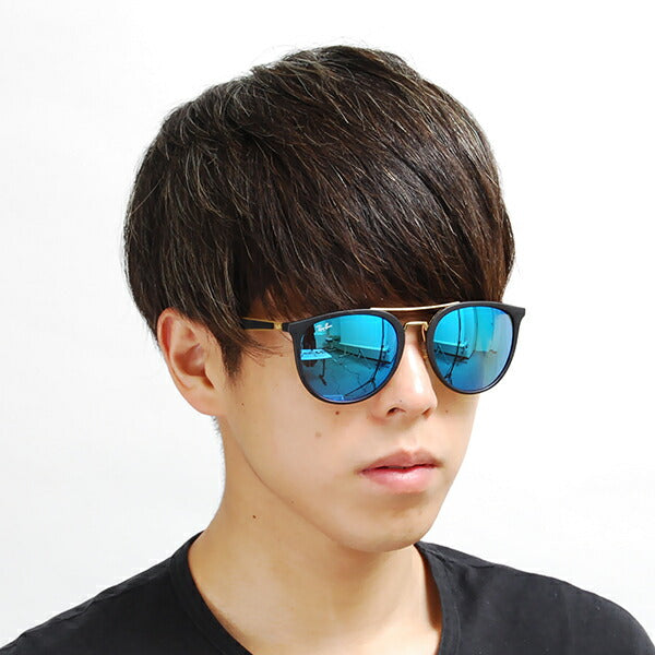 【オsusume価格】reiban sangurasu RB4285 601S55 55 Ray-Ban reyan 纯正 renzu対応 ダブルブurikji ラウンド ミラー