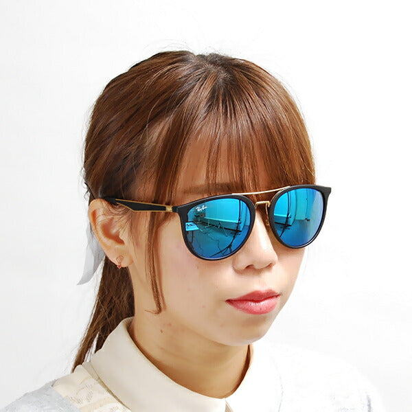 【オsusume価格】reiban sangurasu RB4285 601S55 55 Ray-Ban reyan 纯正 renzu対応 ダブルブurikji ラウンド ミラー