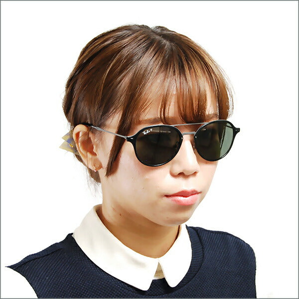 【オsusume価格】reiban sangurasu RB4287 601/9A 55 Ray-Ban reyan 纯正renzu対応 ダブルブurikji ラウndo 偏光