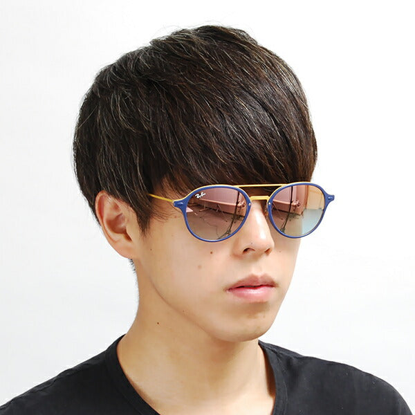 【オsusume価格】reiban sangurasu RB4287 872/B9 55 Ray-Ban reyan 纯正 renzu対応 ダブルブurikji ラウンド ミラー