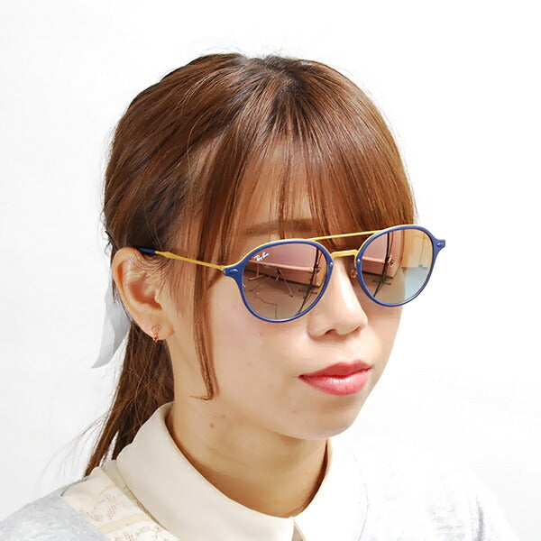 【オsusume価格】reiban sangurasu RB4287 872/B9 55 Ray-Ban reyan 纯正 renzu対応 ダブルブurikji ラウンド ミラー