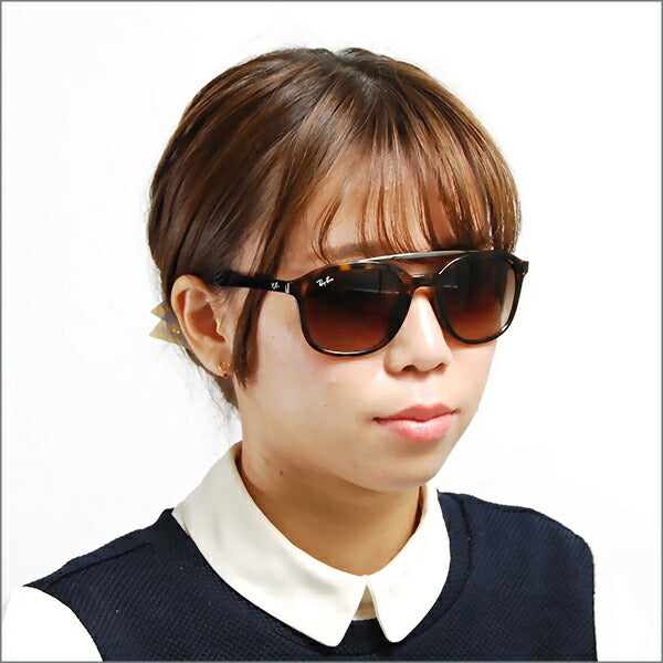 【オsusuメ価格】reiban sangurasu RB4290F 601/9A 53 Ray-Ban 雷朋 reiban 纯正 renzu対応 偏光 ダブルブuriジ furufitto akutibu raifuスタイル ACTIVE LIFESTYLE 伊达メガネ 眼镜