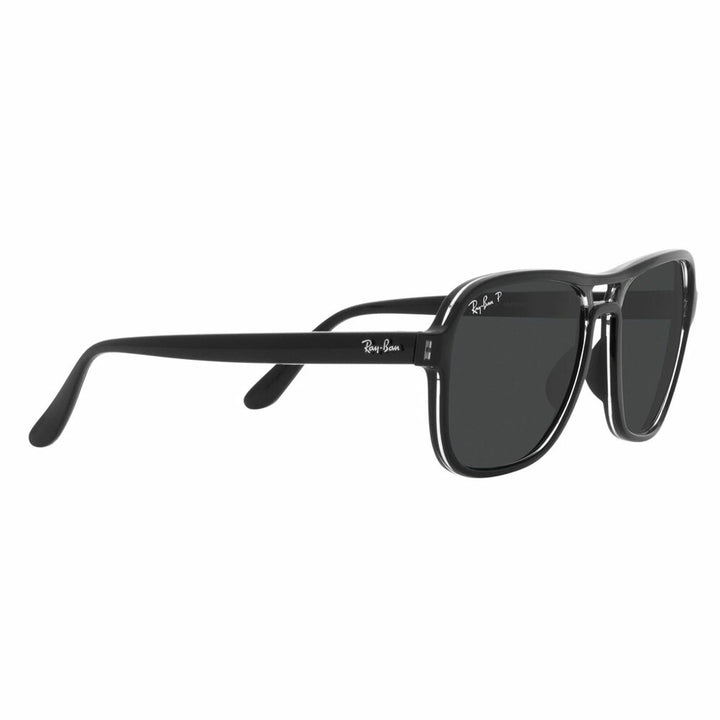 【オススメ価格】レイバン サングラス RB4356 654548 58 Ray-Ban STATE SIDE ステートサイド スクエア ティアドロップ ダブルブリッジ 偏光レンズ ポラロイズド 伊達メガネ 眼鏡