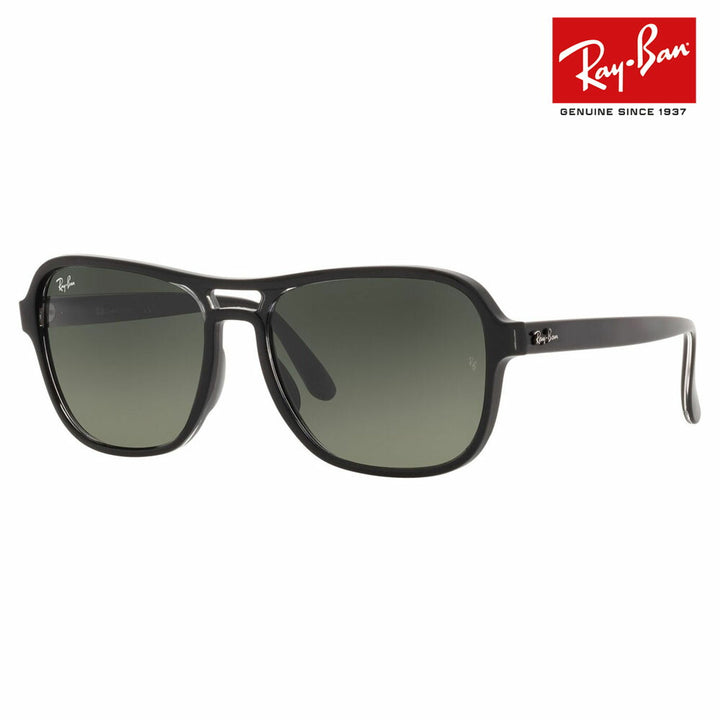 [Recommended Price] Ray-Ban Sunglasses RB4356 654571 58 Ray-Ban STATE SIDE Square Teardrop Double Bridge Fashion Glasses Eyeglasses 