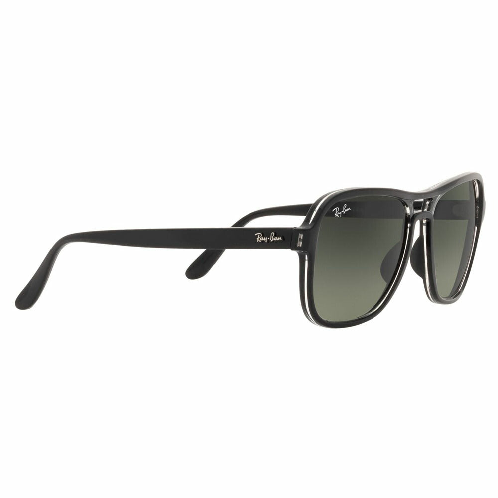 【オススメ価格】レイバン サングラス RB4356 654571 58 Ray-Ban STATE SIDE ステートサイド スクエア ティアドロップ ダブルブリッジ 伊達メガネ 眼鏡