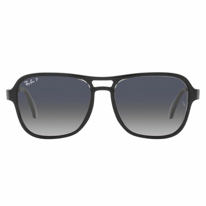 【オススメ価格】レイバン サングラス RB4356 654578 58 Ray-Ban STATE SIDE ステートサイド スクエア ティアドロップ ダブルブリッジ 偏光レンズ ポラロイズド 伊達メガネ 眼鏡