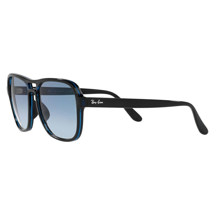 【オススメ価格】レイバン サングラス RB4356 66033F 58 Ray-Ban STATE SIDE ステートサイド スクエア ティアドロップ ダブルブリッジ メンズ newmodel 伊達メガネ 眼鏡