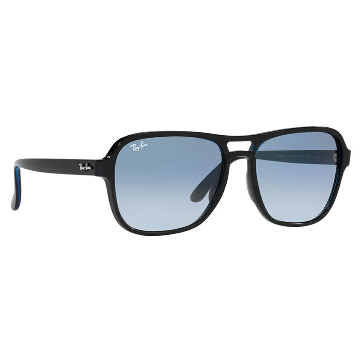 【オススメ価格】レイバン サングラス RB4356 66033F 58 Ray-Ban STATE SIDE ステートサイド スクエア ティアドロップ ダブルブリッジ メンズ newmodel 伊達メガネ 眼鏡