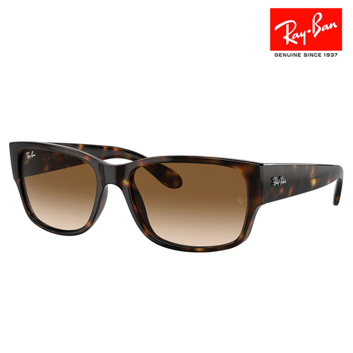 [Authorized Retailer] Ray-Ban Sunglasses RB4388 710/51 55 58 Ray-Ban Compatible with Ray-Ban Genuine Lenses Full Rim Cell Square Fashion Glasses Eyeglasses 