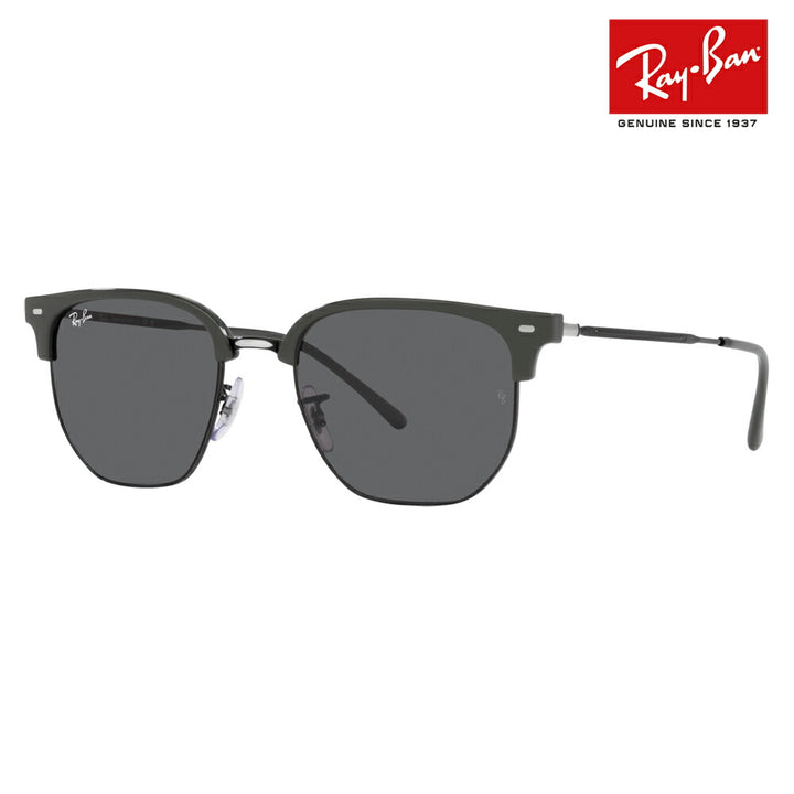 【正規品販売店】レイバン サングラス RB4416 6653B1 51 53 Ray-Ban レイバン純正レンズ対応 NEW CLUBMASTER ニュークラブマスター ラウンド クラシック ユニセックス 伊達メガネ 眼鏡