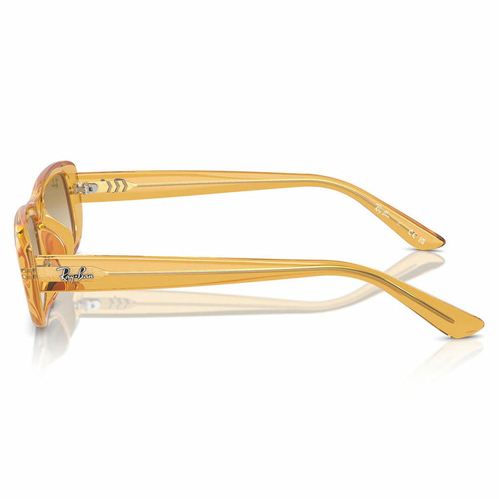 [Authorized Retailer] Ray-Ban Sunglasses RB4436D 668213 55 Ray-Ban Compatible with Ray-Ban Genuine Lenses Square Oval Flat Lenses Asian Fit Light Color Fashion Glasses Eyeglasses 