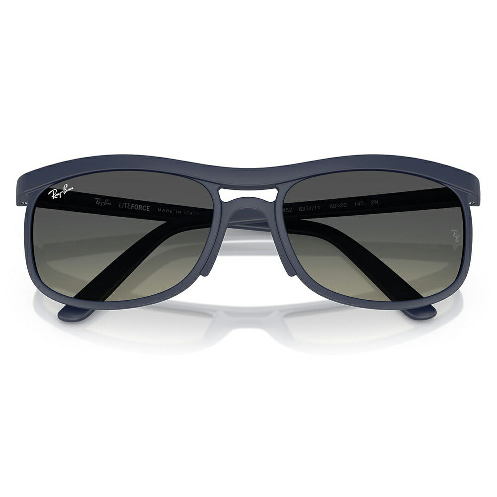【正規品販売店】レイバン サングラス RB4452 633111 56 59 Ray-Ban LITEFORCE 軽量 ツーブリッジ ユニセックス
