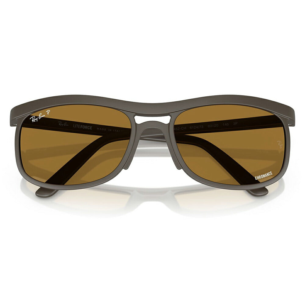 【正規品販売店】レイバン サングラス RB4452CH 612473 56 59 Ray-Ban LITEFORCE 軽量 CHROMANCE ツーブリッジ ユニセックス