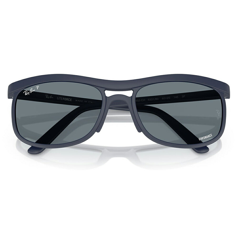 【正規品販売店】レイバン サングラス RB4452CH 633180 56 59 Ray-Ban LITEFORCE 軽量 CHROMANCE ツーブリッジ ユニセックス