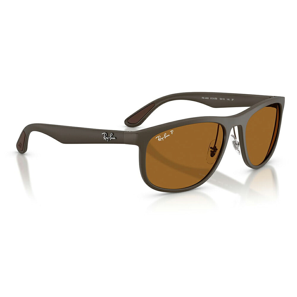 【正規品販売店】レイバンサングラス RB4468 6124BB 59 Ray-Ban レイバン純正レンズ対応 パイロット セル ビッグシェイプ 偏光