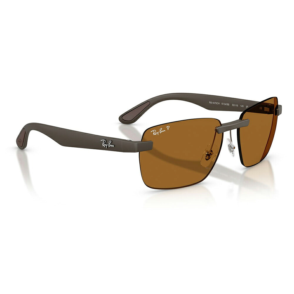 【正規品販売店】レイバン サングラス RB4470CH 6124BB 59 62  Ray-Ban レイバン純正レンズ対応 クロマンス スクエア ツーポ ビッグシェイプ 偏光
