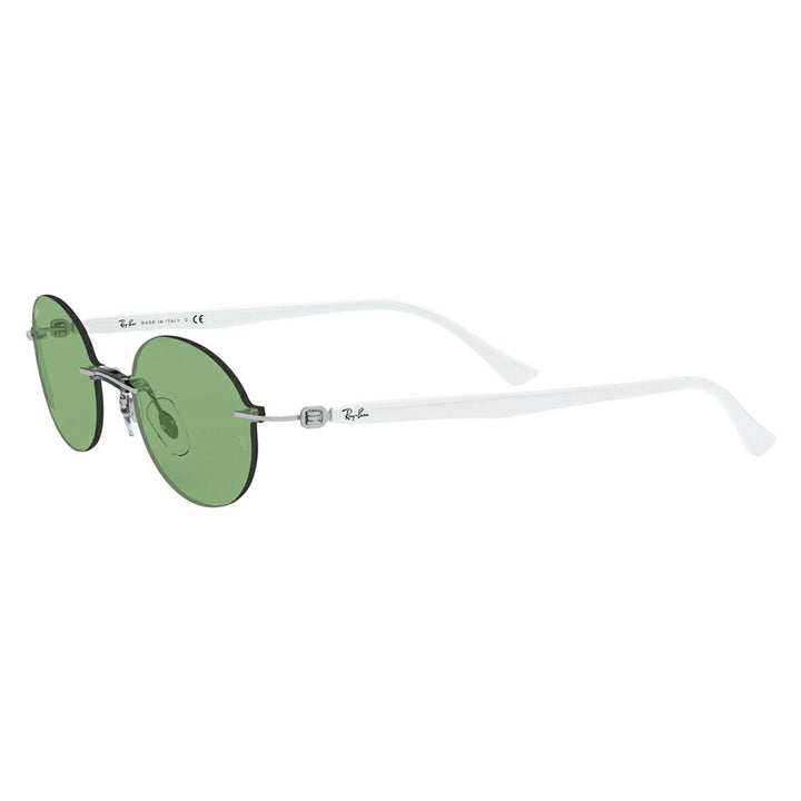 【オsusume価格】reiban sangurasu RB8060 003/2 54 Ray-Ban reyban 纯正 renzu対応 オーバル ラウンド ツーポイintto riburesu 縁なしチタニウム 伊达メガネ 眼镜