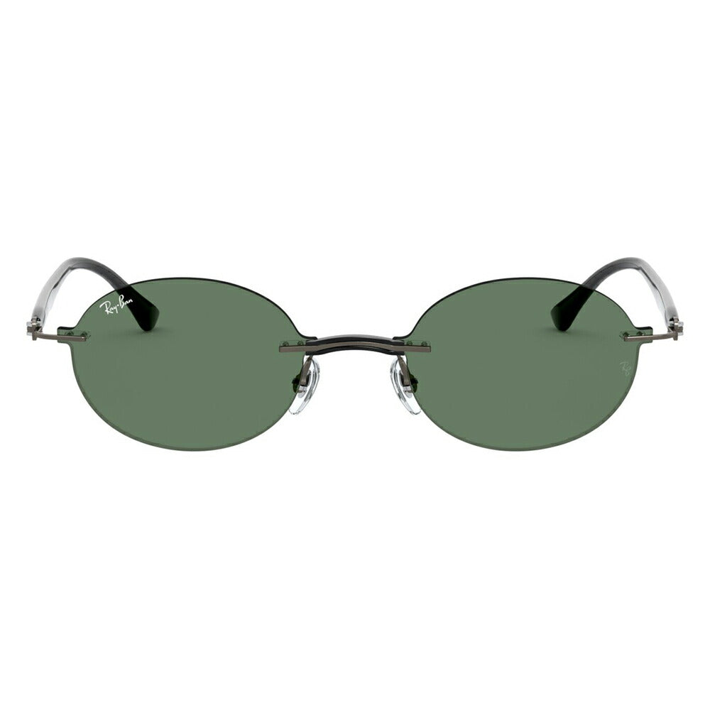 【オsusuメ価格】reiban sangurasu RB8060 154/71 54 Ray-Ban reyban 纯正renzu対応 オーバル ラウンド ツーポイント riburesu 縁なしチタニウム 伊达メガネ 眼镜