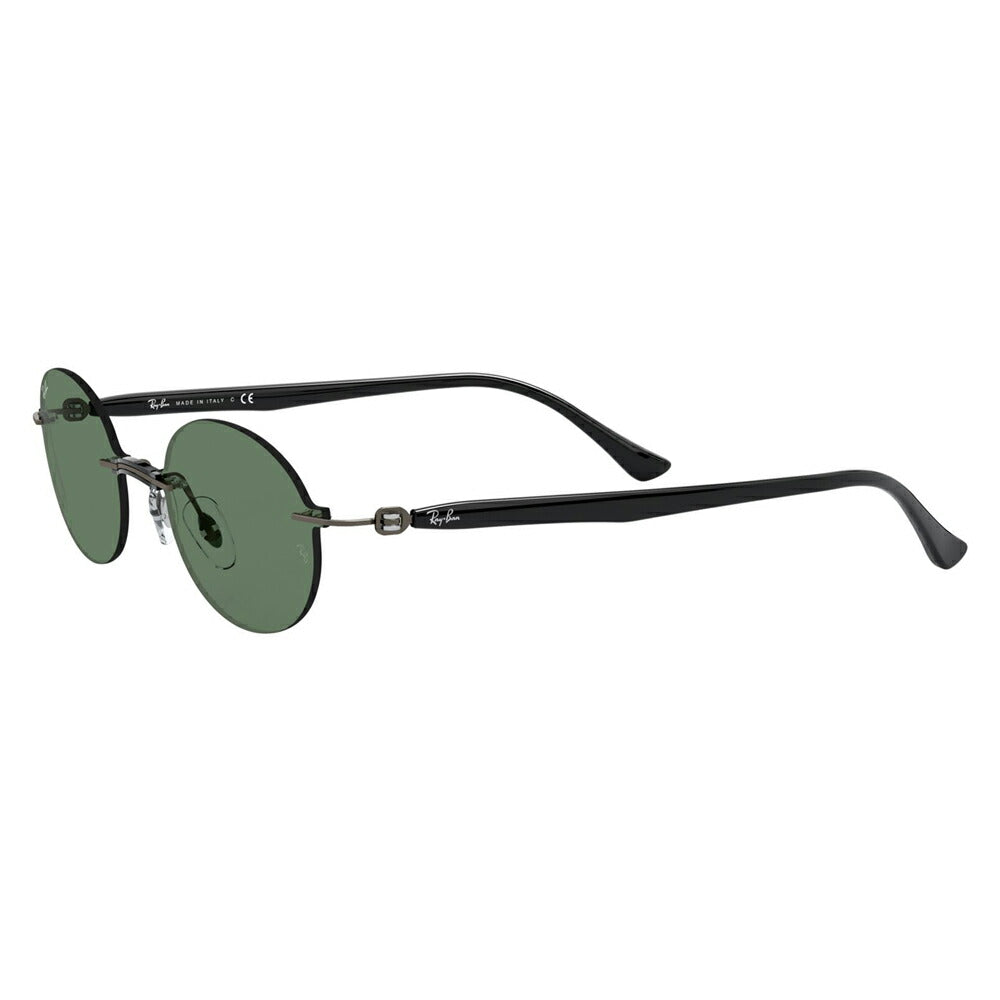 【オsusuメ価格】reiban sangurasu RB8060 154/71 54 Ray-Ban reyban 纯正renzu対応 オーバル ラウンド ツーポイント riburesu 縁なしチタニウム 伊达メガネ 眼镜