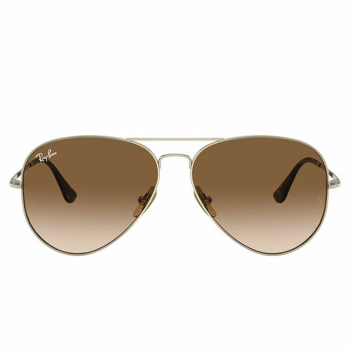 【正规品贩売店】reiban sangurasu RB8089 926551 58 62 Ray-Ban AVIATOR TITANIUM abiエーター チタン ティadoroppu 