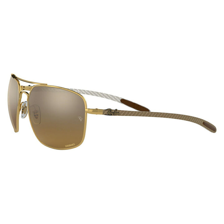 【オススメ価格】レイバン サングラス RB8322CH 001/A3 62 Ray-Ban ダブルブリッジ メタル スクエア クロマンス CHROMANCE 偏光 ミラーレンズ 伊達メガネ 眼鏡