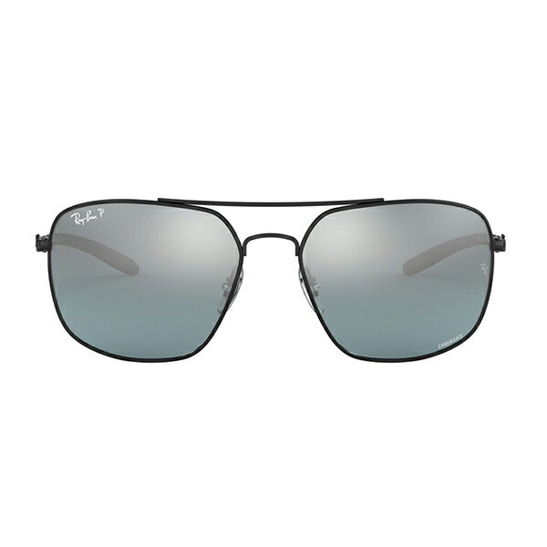 【オススメ価格】レイバン サングラス RB8322CH 002/5L 62 Ray-Ban ダブルブリッジ メタル スクエア クロマンス CHROMANCE 偏光 伊達メガネ 眼鏡