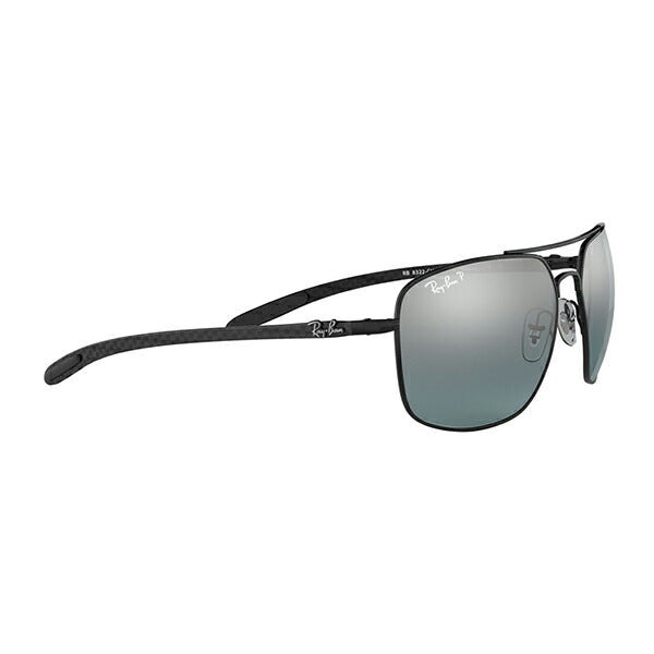 【オススメ価格】レイバン サングラス RB8322CH 002/5L 62 Ray-Ban ダブルブリッジ メタル スクエア クロマンス CHROMANCE 偏光 伊達メガネ 眼鏡