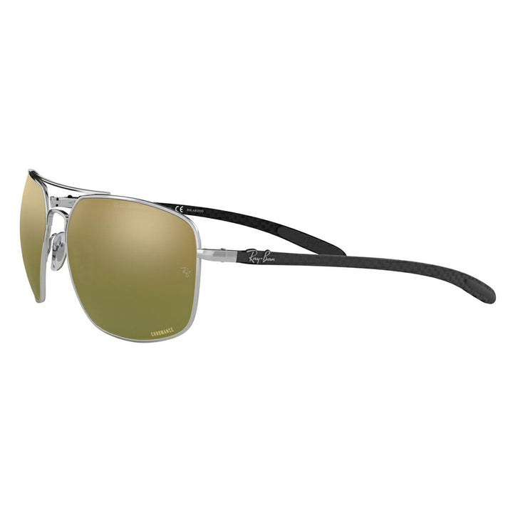 【オススメ価格】レイバン サングラス RB8322CH 003/60 62 Ray-Ban ダブルブリッジ メタル スクエア クロマンス CHROMANCE 偏光 ミラーレンズ 伊達メガネ 眼鏡