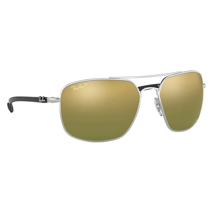 【オススメ価格】レイバン サングラス RB8322CH 003/60 62 Ray-Ban ダブルブリッジ メタル スクエア クロマンス CHROMANCE 偏光 ミラーレンズ 伊達メガネ 眼鏡