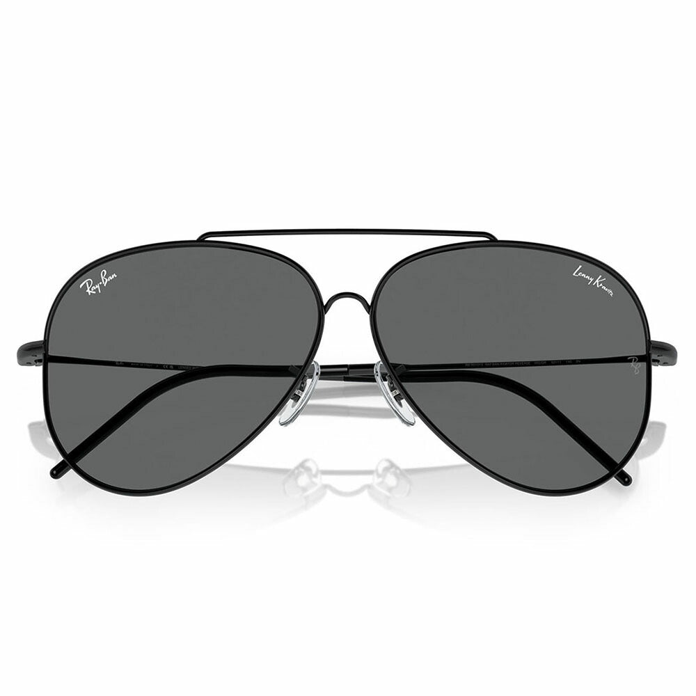 [Authorized Retailer] Ray-Ban Sunglasses RBR0101S 002/GR 59 62 Ray-Ban AVIATOR REVERSE Aviator Reverse Pilot Teardrop Metal Full Rim Fashion Glasses Eyeglasses 