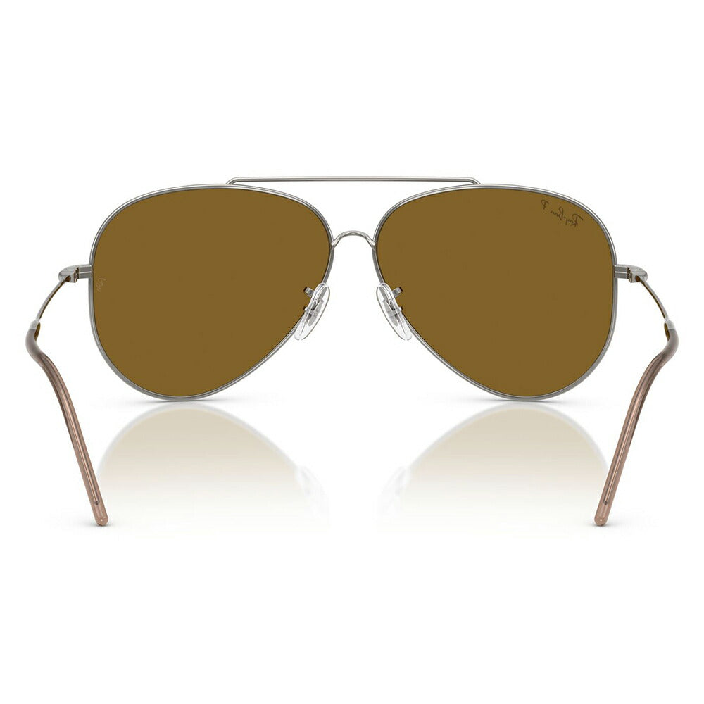 【正規品販売店】レイバン サングラス RBR0101S 004/83 59 62 Ray-Ban AVIATOR REVERSE アビエーター リバース パイロット ティアドロップ 偏光 メタル フルリム 伊達メガネ 眼鏡