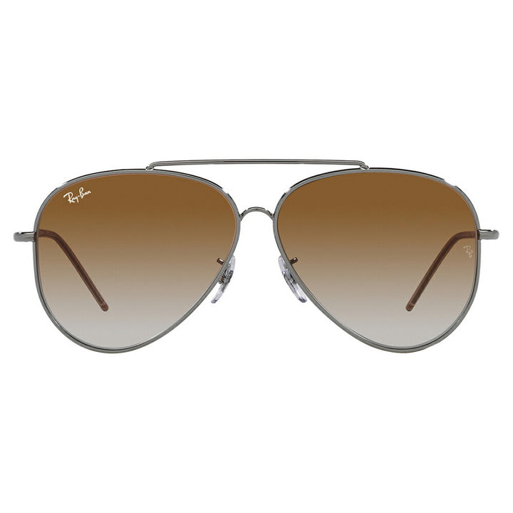 [Authorized Retailer] Ray-Ban Sunglasses RBR0101S 004/CB 59 62 Ray-Ban AVIATOR REVERSE Aviator Reverse Pilot Teardrop Metal Full Rim Fashion Glasses Eyeglasses 